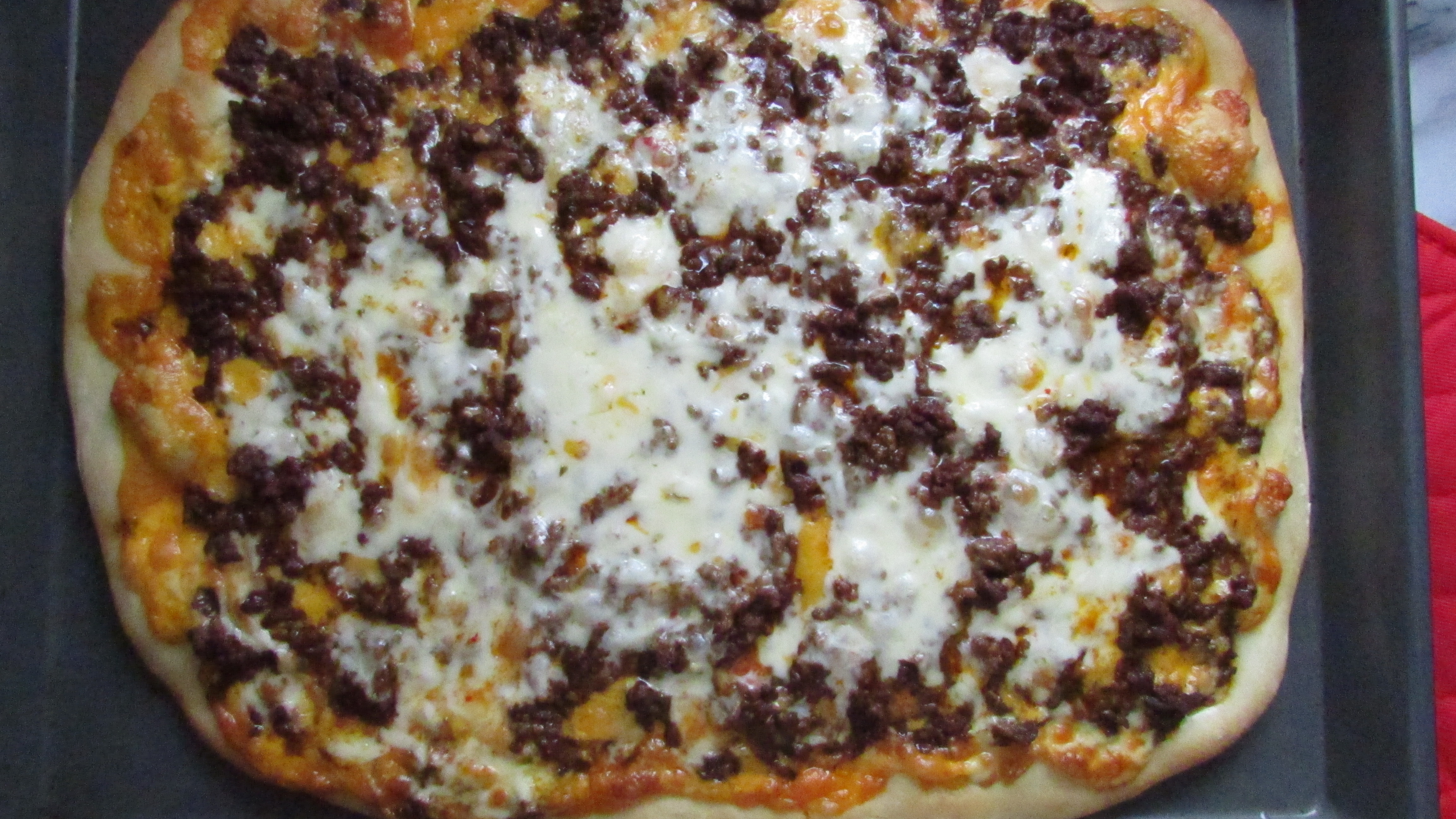 Baked Taco Pizza
