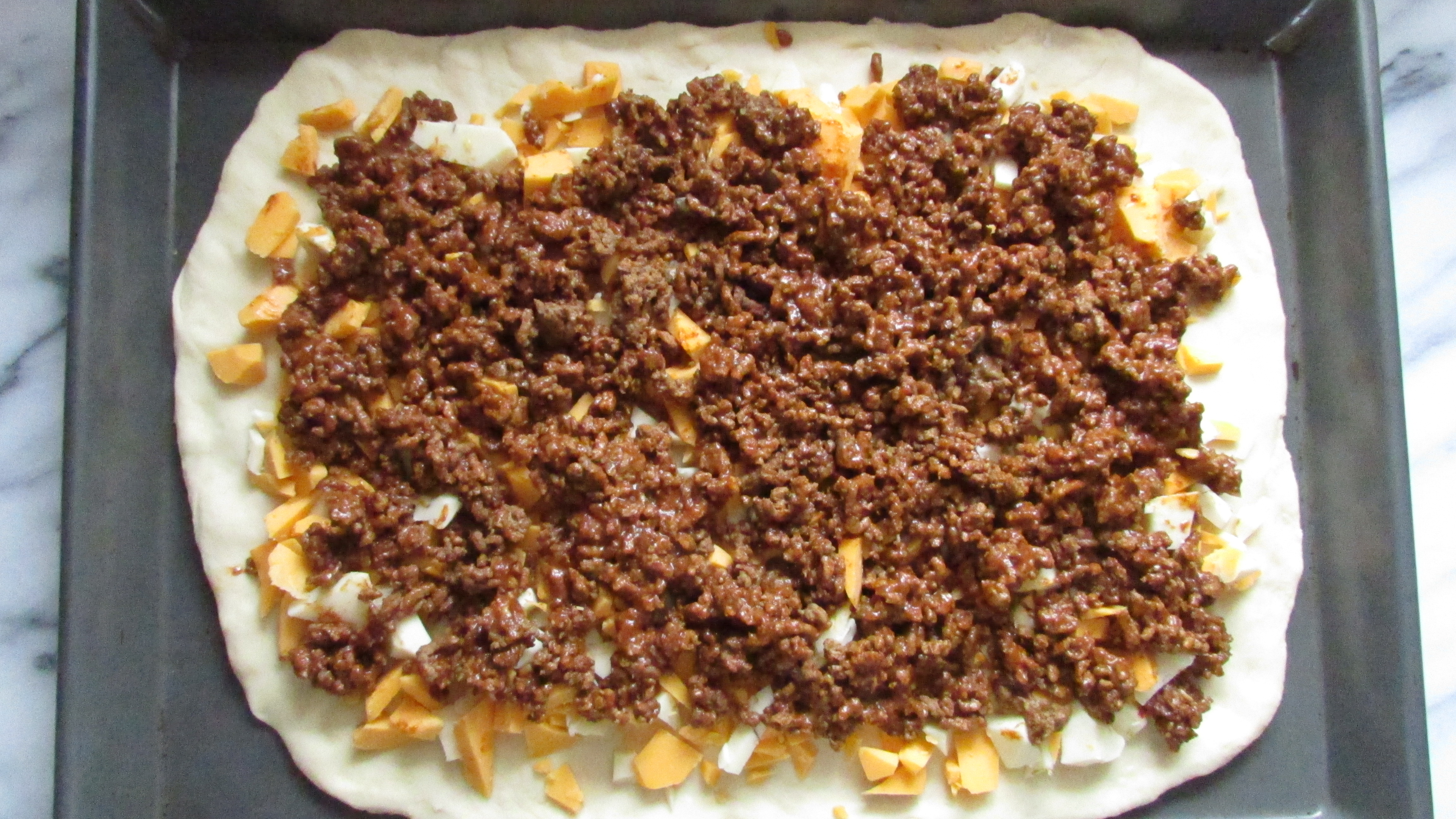 Taco Pizza - Meat Layer