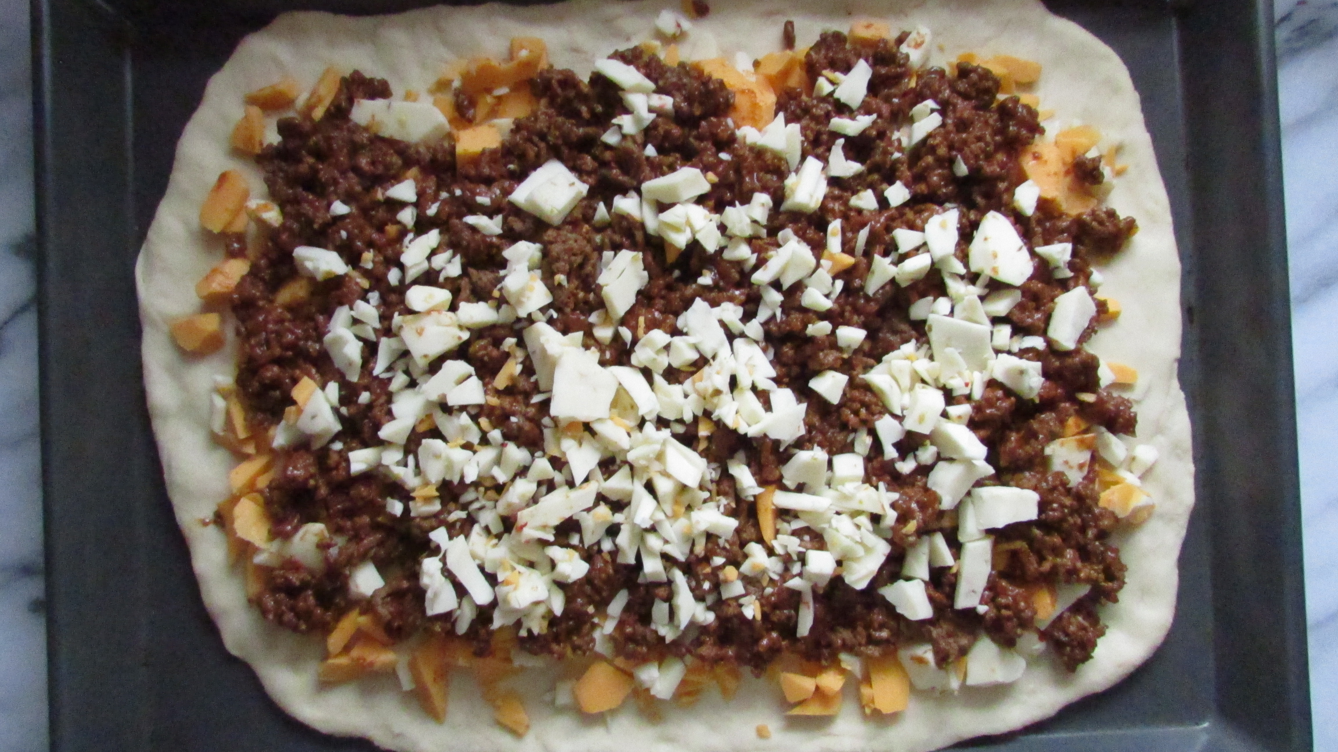 Taco Pizza - Second Cheese Layer