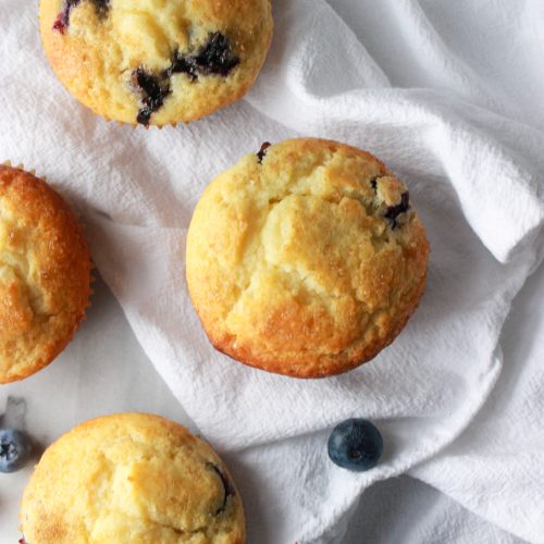 easy homemade blueberry muffins