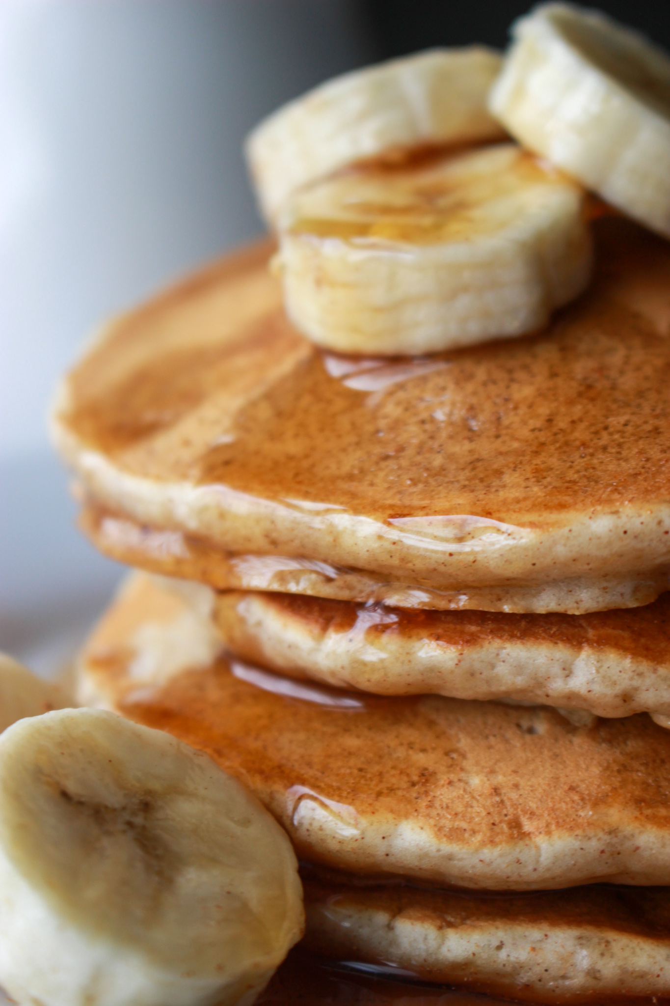 fluffy banana pancakes