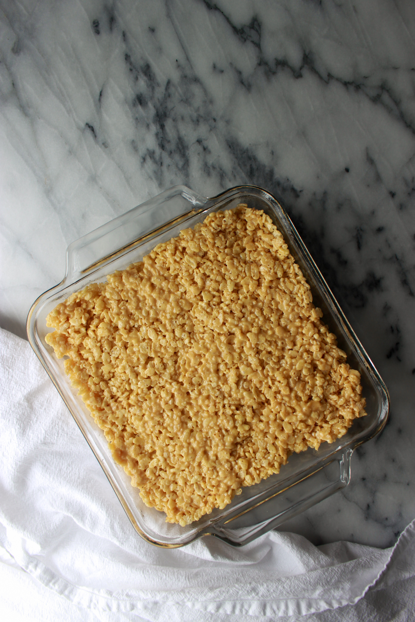 how to get rice crispies flat