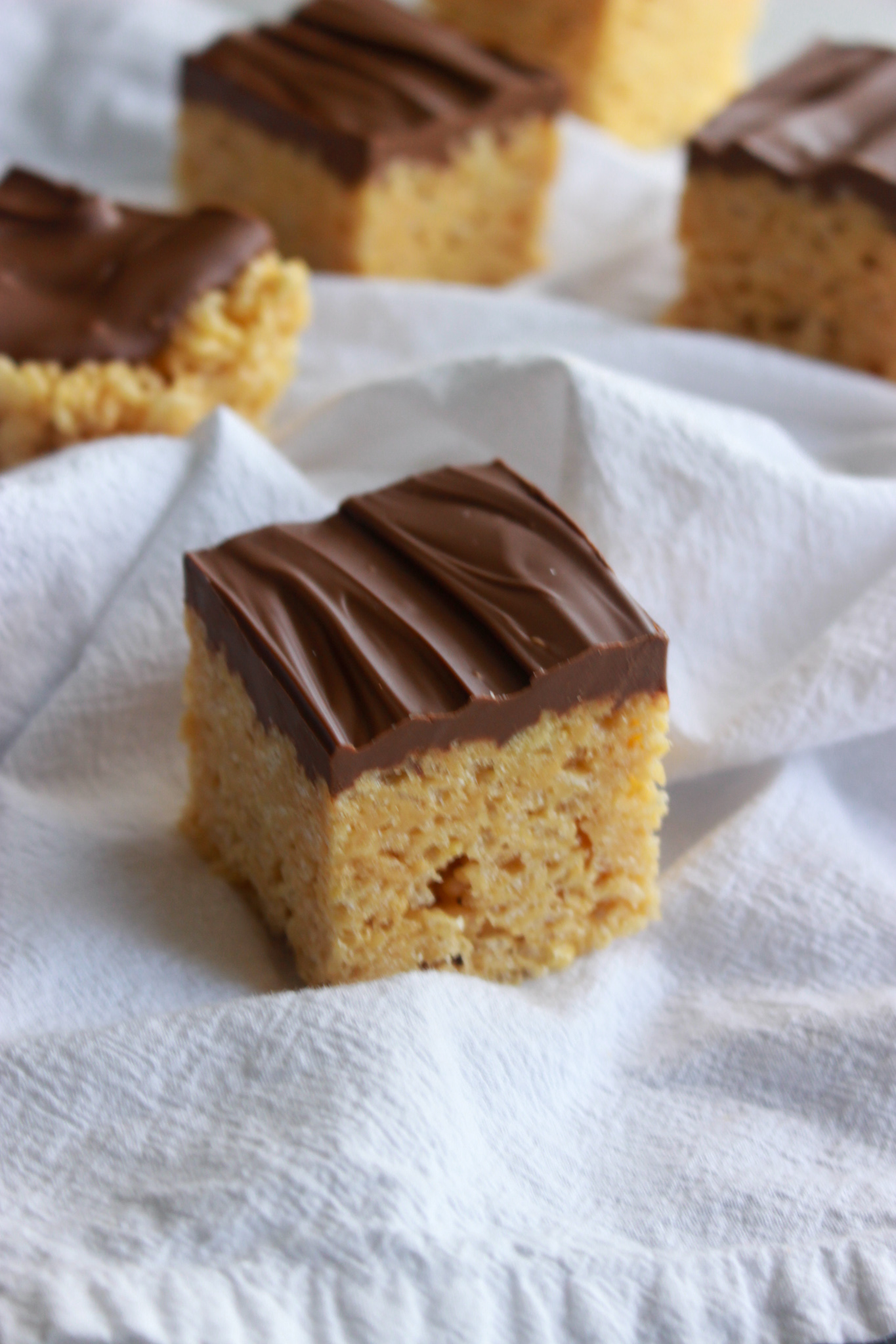 homemade scotcharoo square