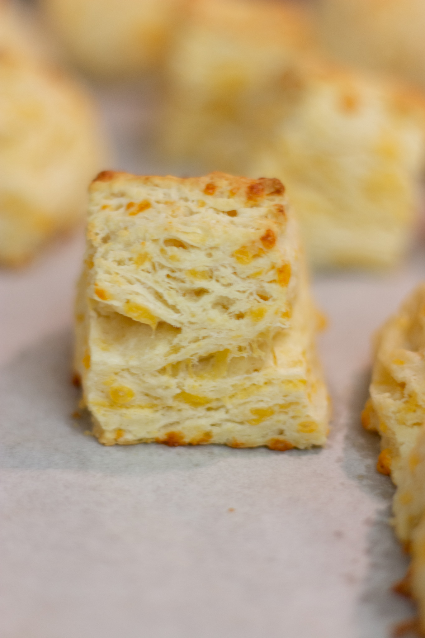 photo of biscuit layers