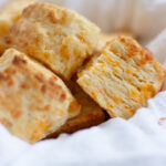 basket of cheesy biscuits