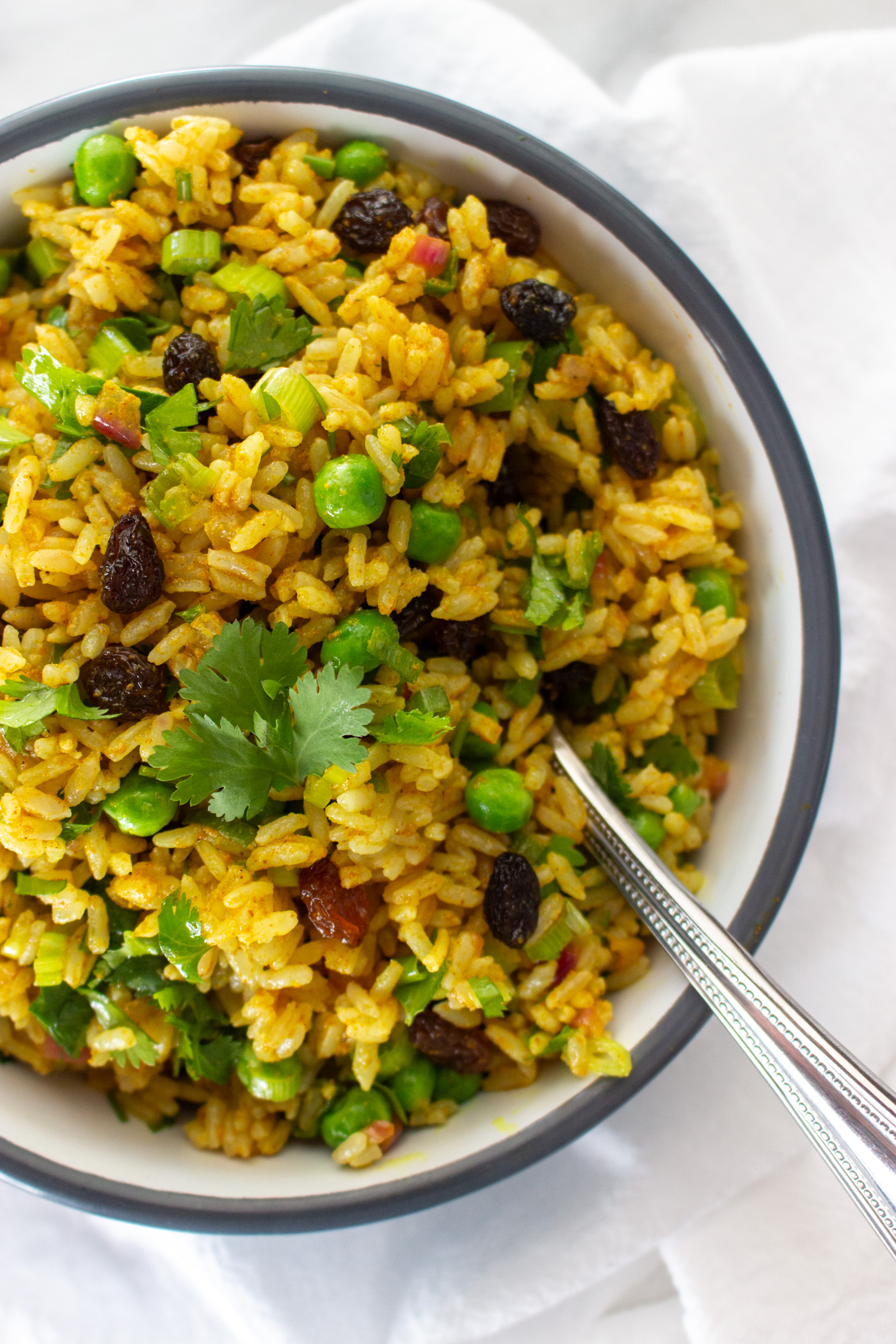 Easy Curry Rice Salad • Mandy Jackson